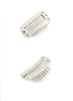 Black / Light Brown / Dark Brown / Cream 9 Teeth Snap Clips - Wig Is Fashion